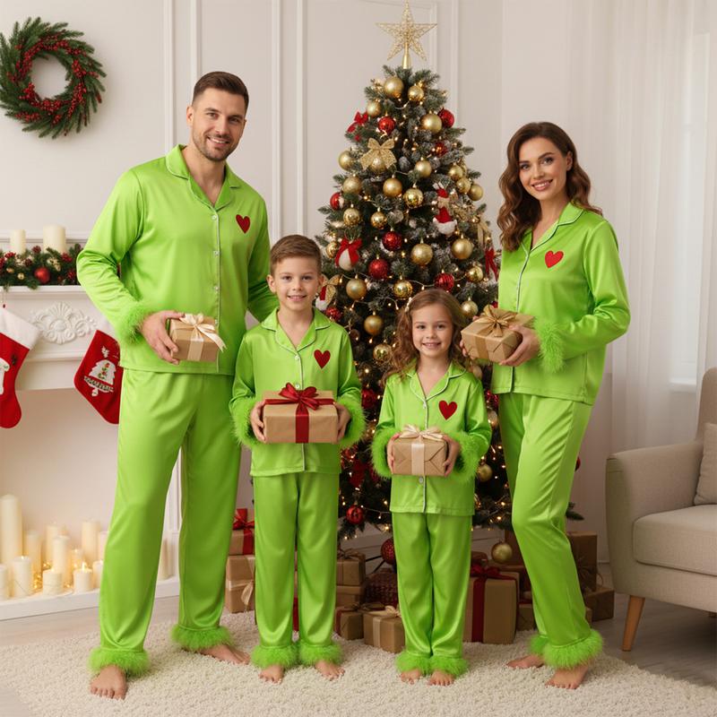 SnugGrinch™ Matching Christmas Pajama Set